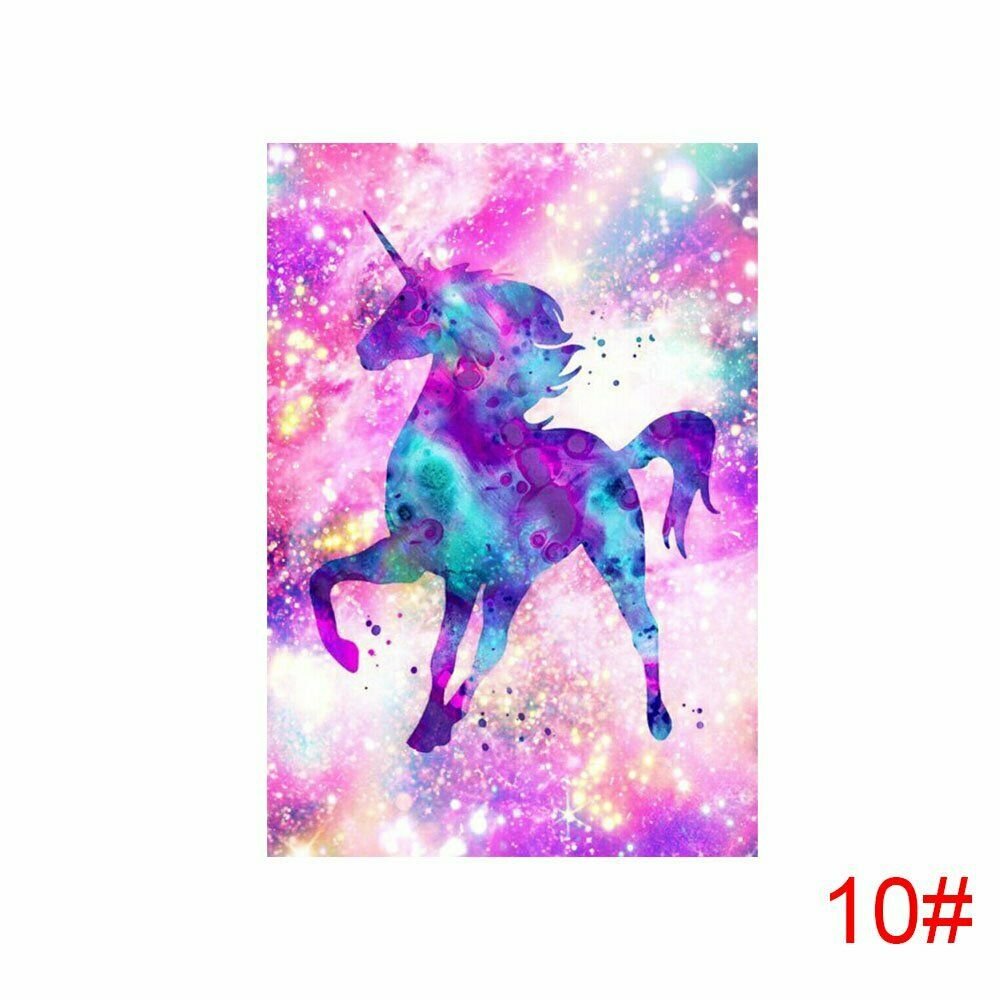 UNICORN 10# 40*30CM DIY 5D Diamond Painting Crystal Cross Stitch Hand Embroidery Art