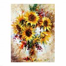 OIL SUNFLOWER 30*30CM DIY 5D Diamond Painting Crystal Cross Stitch Hand Embroidery Art
