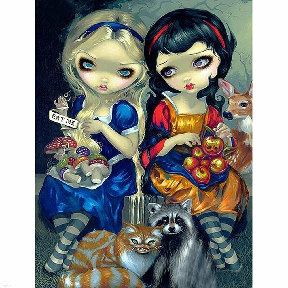 LITTLE GIRL 30*30CM DIY 5D Diamond Painting Crystal Cross Stitch Hand Embroidery Art