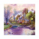 GARDEN LANDSCAPE 40*40CM DIY 5D Diamond Painting Crystal Cross Stitch Hand Embroidery Art