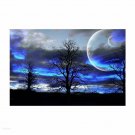 MOON TREES 30*40CM DIY 5D Diamond Painting Crystal Cross Stitch Hand Embroidery Art