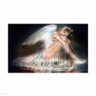 FAIRY SLEEPING ANGEL 25*40CM DIY 5D Diamond Painting Crystal Cross Stitch Hand Embroidery Art