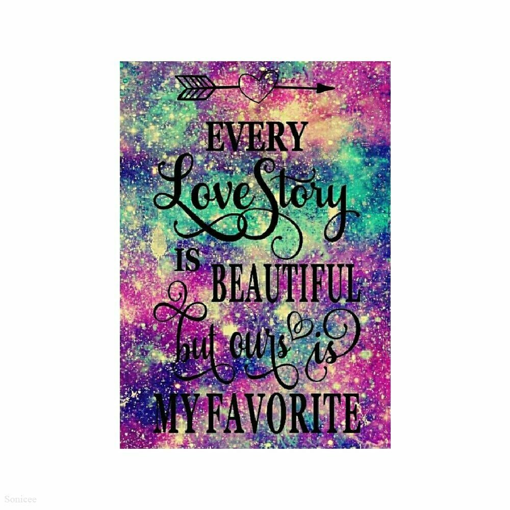 LOVE WORD 40*30CM DIY 5D Diamond Painting Crystal Cross Stitch Hand Embroidery Art