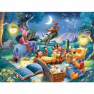 PICNIC MOON 30*40CM DIY 5D Diamond Painting Crystal Cross Stitch Hand Embroidery Art