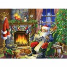 CHRISTMAS 4# 40*30CM DIY 5D Diamond Painting Crystal Cross Stitch Hand Embroidery Art