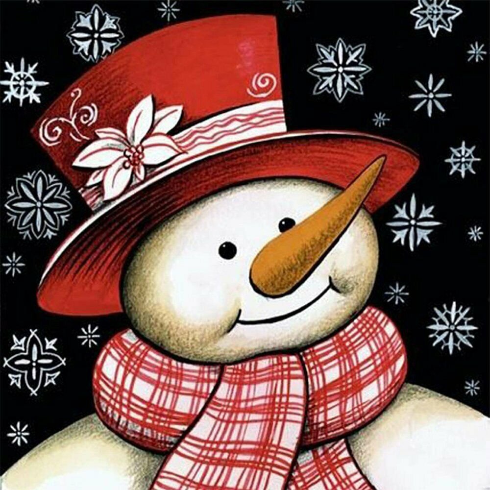 CHRISTMAS 9# 25*25CM DIY 5D Diamond Painting Crystal Cross Stitch Hand Embroidery Art