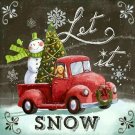 CHRISTMAS 12# 25*25CM DIY 5D Diamond Painting Crystal Cross Stitch Hand Embroidery Art