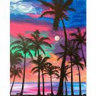 SUNSET TREE 3# 30*40CM DIY 5D Diamond Painting Crystal Cross Stitch Hand Embroidery Art
