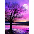SUNSET TREE 4# 30*40CM DIY 5D Diamond Painting Crystal Cross Stitch Hand Embroidery Art