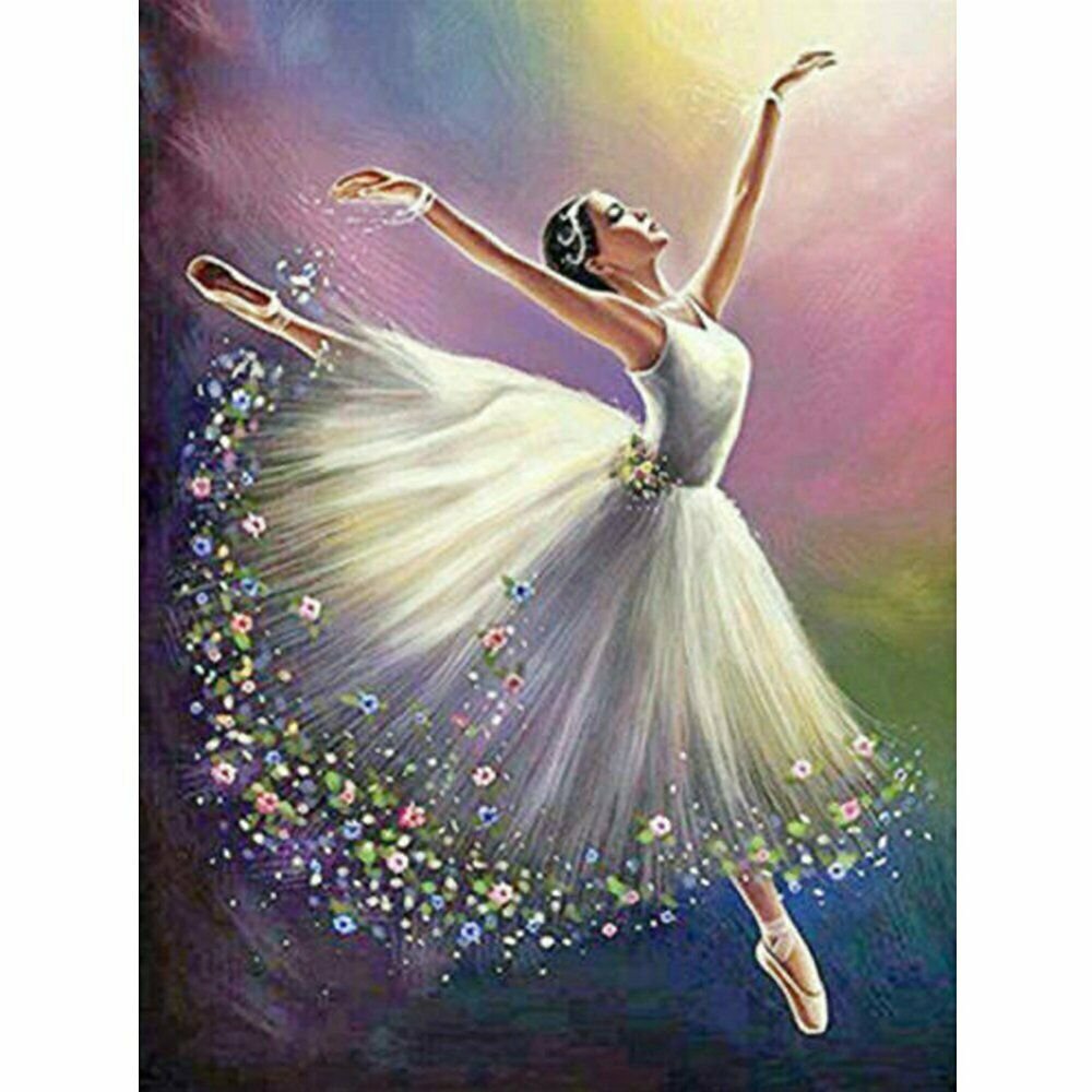 BALLET GIRL 30*40CM DIY 5D Diamond Painting Crystal Cross Stitch Hand Embroidery Art