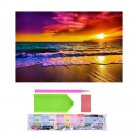 COLORFULL BEACH 30*40CM DIY 5D Diamond Painting Crystal Cross Stitch Hand Embroidery Art