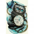 CAT CLOCK 30*40CM DIY 5D Diamond Painting Crystal Cross Stitch Hand Embroidery Art