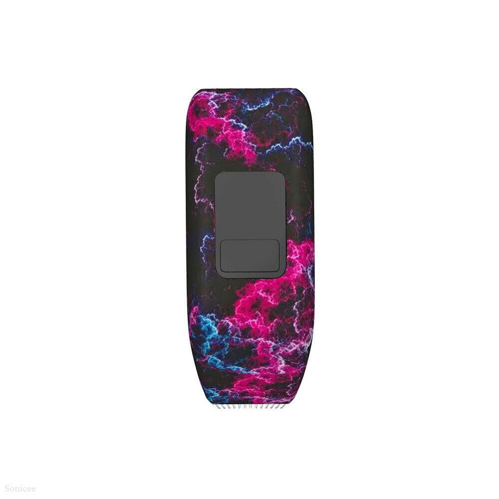 ELECTRIC PINK FLAMES (STRETCH SMALL) Replacement Band for GARMIN VIVOFIT Fitness Wristband Tracker