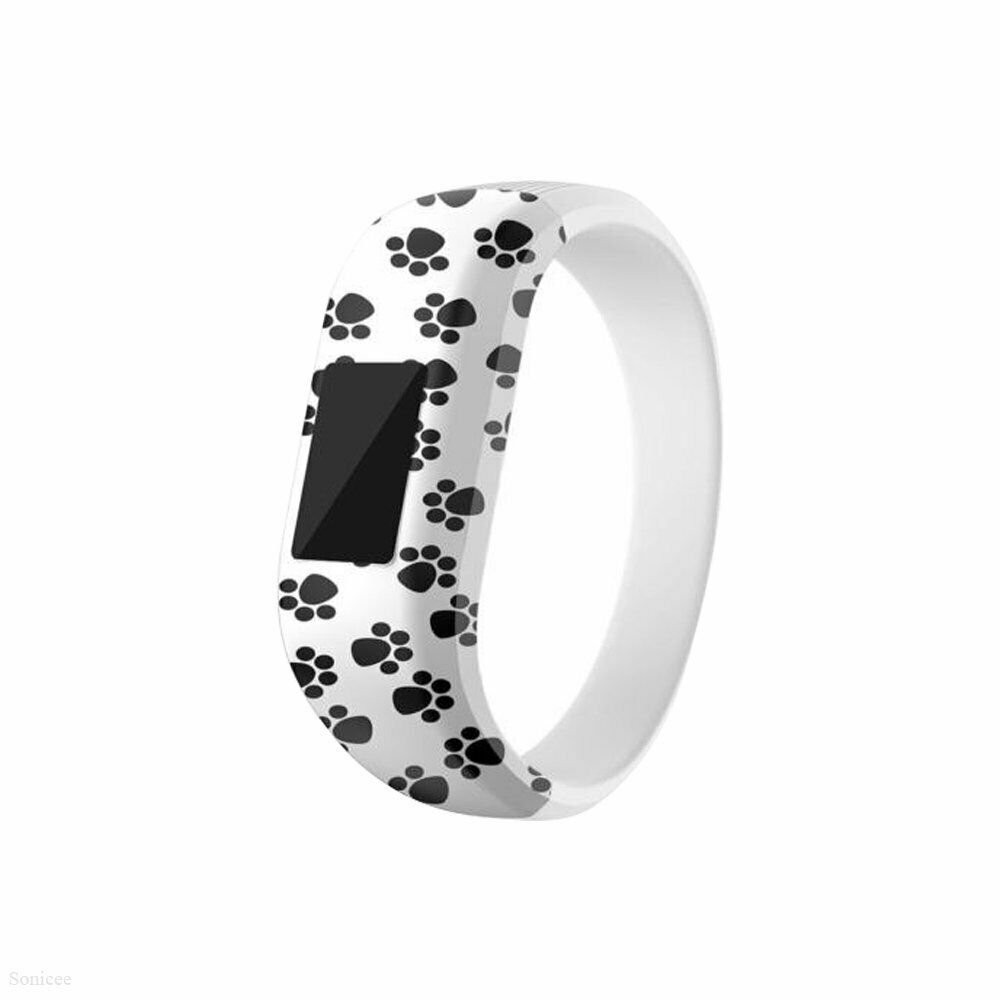 PAW PRINTS (STRETCH STYLE SMALL) Replacement Band for GARMIN VIVOFIT Fitness Wristband Tracker
