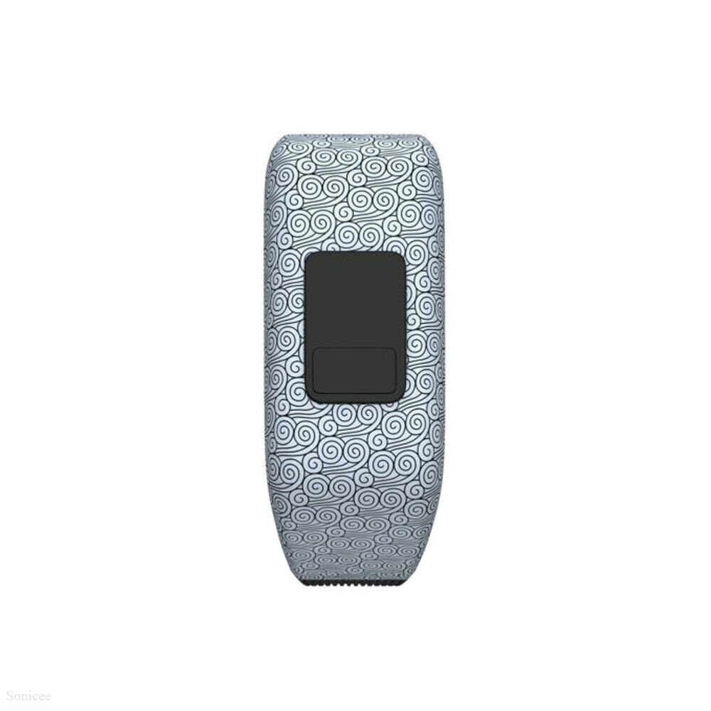 BLACK SWIRLS (STRETCH STYLE SMALL) Replacement Band for GARMIN VIVOFIT Fitness Wristband Tracker