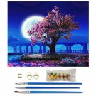 FAIRY MOON TREE 40*50 DIY Oil Acrylic Painting Kit Paint By Numbers Adult Children Beginners