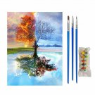 TREE 40*50 DIY Oil Acrylic Painting Kit Paint By Numbers Adult Children Beginners
