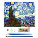 VAN GOGH 40*50 DIY Oil Acrylic Painting Kit Paint By Numbers Adult Children Beginners