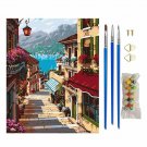LOVE LADDER 40*50 DIY Oil Acrylic Painting Kit Paint By Numbers Adult Children Beginners
