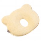 YELLOW BEAR Baby Infant Newborn Prevent Flat Head Neck Syndrome Support Square Pillow