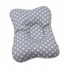 GREY DOT Baby Infant Newborn Prevent Flat Head Neck Syndrome Support Square Pillow
