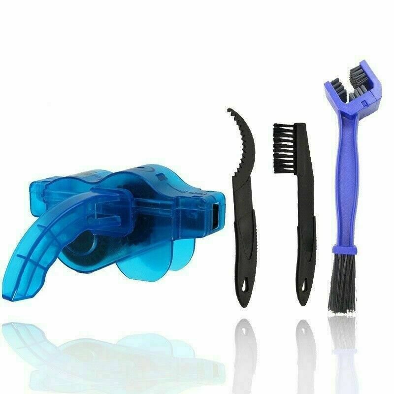 4PCS SET BRUSH Bicycle Chain Cleaner Cycling Cleaning Brushes Wash Tool Kit for Mountain Bike