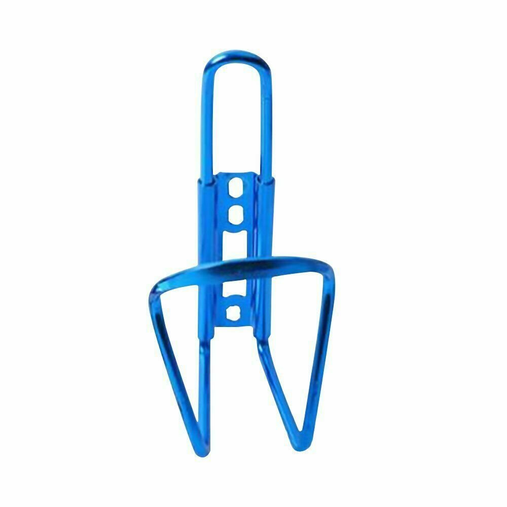 BLUE Aluminum Alloy Water Bottle Holder Sports Bike Bicycle Cycling Drink Rack Cage~D