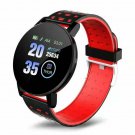 1# RED 119Plus Smart Watch IP67 Waterproof Bracelet Heart Rate Monitor Fitness Tracker