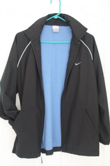 Boy's Nike Windbreaker Jacket ~Black~ Size L-14/16