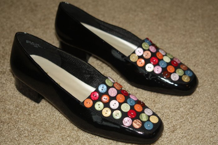 LifeStride Black Patent Leather Flats