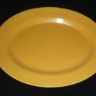 Vintage Fiesta Harlequin Yellow Platter