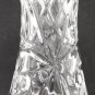 Lenox Fine Crystal Star Design Bud Vase with COA, 4" Tall, Made in Czech Republic EUC