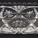 Anchor Hocking Vintage Clear Pressed Glass STAR OF DAVID Oblong Serving Dish or Relish Dish EUC Anchor Hocking Vintage Clear Pressed Glass STAR OF DAVID Oblong Serving Dish or Relish Dish EUC