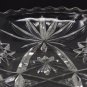 Anchor Hocking Vintage Clear Pressed Glass STAR OF DAVID Oblong Serving Dish or Relish Dish EUC