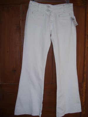 Womens Pants Large New Lucky White Jeans Size 31 12 NWT  $129