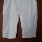 Womens New Sophie Max Denise White Bermuda Shorts 6