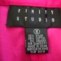Womens New Finity Studio Monte Carlo Pink Cropped Pants 6 $128