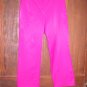 Womens New Finity Studio Monte Carlo Pink Cropped Pants 6 $128