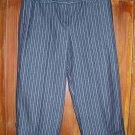 Womens Clothing New Directions Black White Capris 8 NWT
