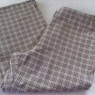 Womens Pants New Duck Head Black White Green Check Capris 10