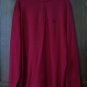 Mens Sweater New Chaps True Apple Red Knit Half Zip Top L