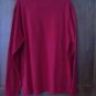 Mens Sweater New Chaps True Apple Red Knit Half Zip Top L