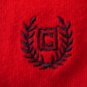 Mens Sweater New Chaps True Apple Red Knit Half Zip Top L