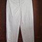 Womens New Rafaella Ivory Black Stripe Ankle Pants 10P