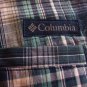 Mens Shorts Columbia Blue Plaid 36