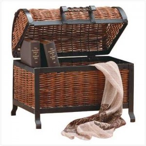 Rattan Treasure Chest