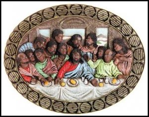 Last Supper  Oval Plaque