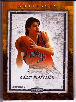 2006 2007 Adam Morrison Artifacts, not numbered  but hard to find