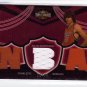 2006 2007 Adam Morrison Triple Threads Auto 29/36 # Red Patches Rookie RC