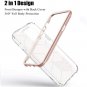 2 in 1 Cover for iPhone 12/12 Pro Case Marble Soft TPU PC Bumper 360&Acirc;&deg; Full Body Protect
